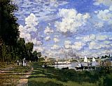 The Marina At Argenteuil by Claude Monet